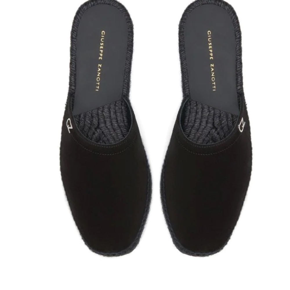 Giuseppe Zanotti Suede Espadrille Slides - Picture 3 of 8